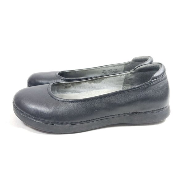 Alegria Women's Size 7.5 Petal Ballet Black Nappa - Picture 3 of 9